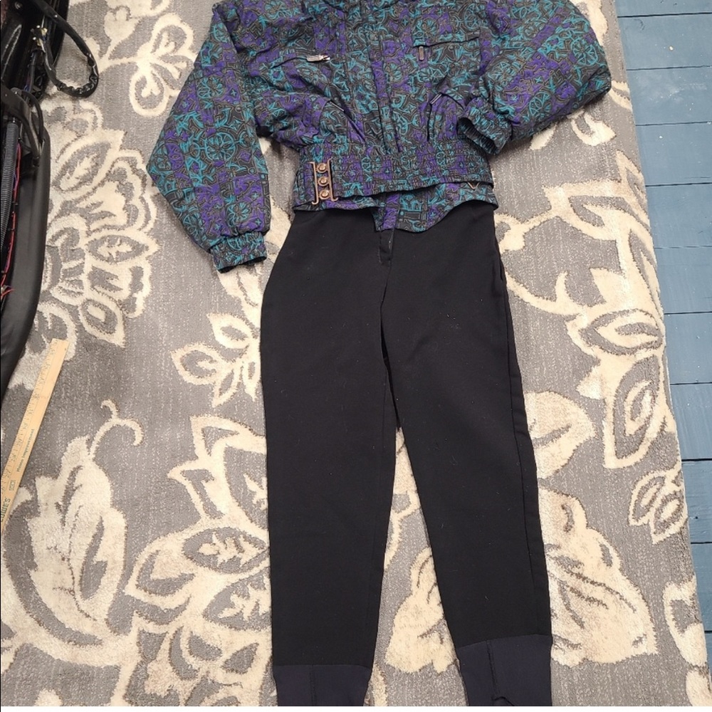 VTG Vintage Style Ski Snowsuit Suit Tyrolia HEAD Ski Snowmobile Snowboarding